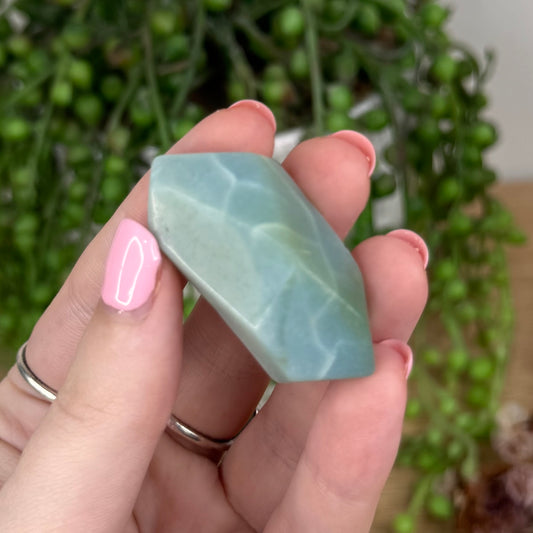 Green Flower Agate Free Form (T870)