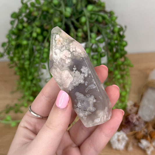 Green Flower Agate Free Form (T886)