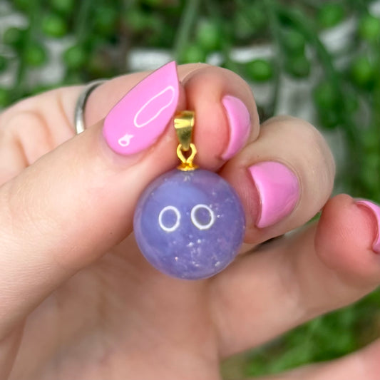 Lavender Moon Quartz Gold Plated Pendant