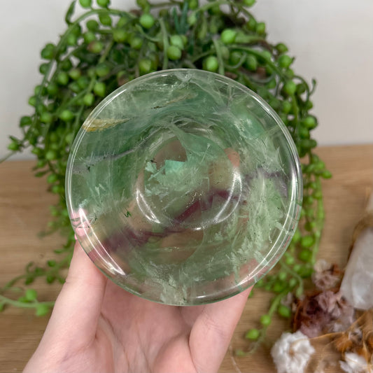 Green Fluorite Bowl (T902)
