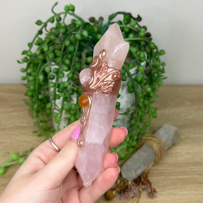 Rose Quartz Wand (Z591)