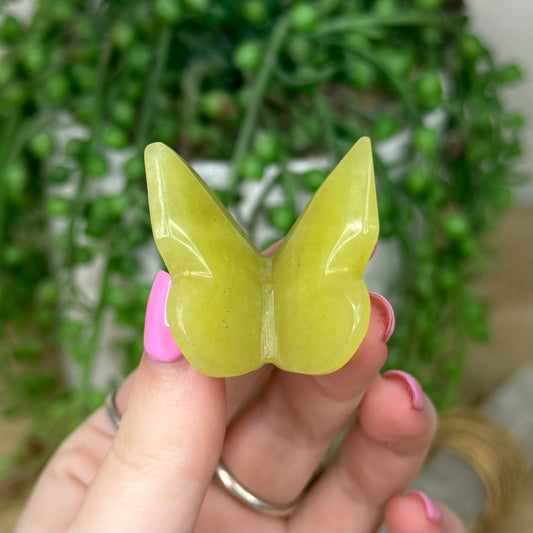 Yellow Jade Butterfly (Z570)