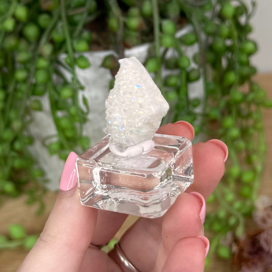 Aura Clear Quartz Cluster (T950)