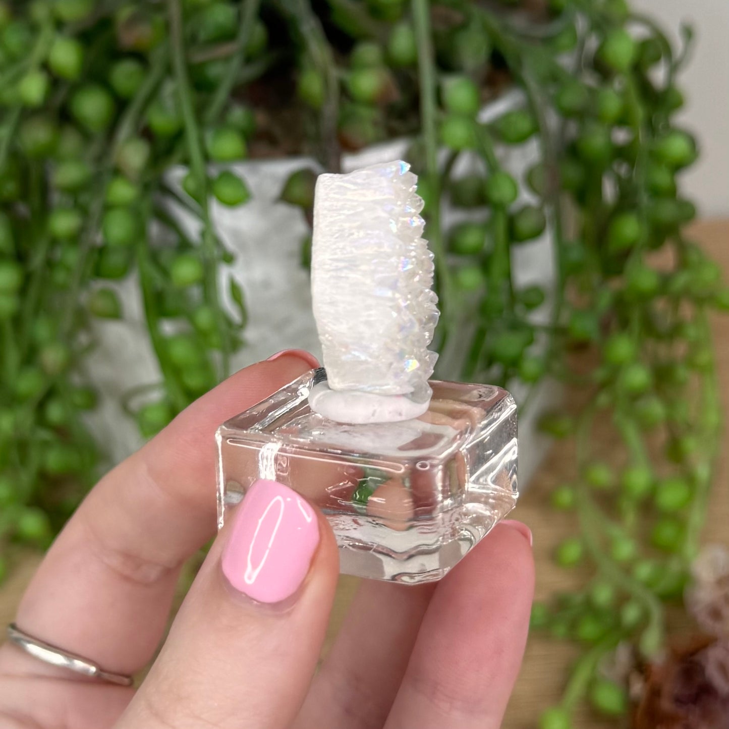 Aura Clear Quartz Cluster (T950)