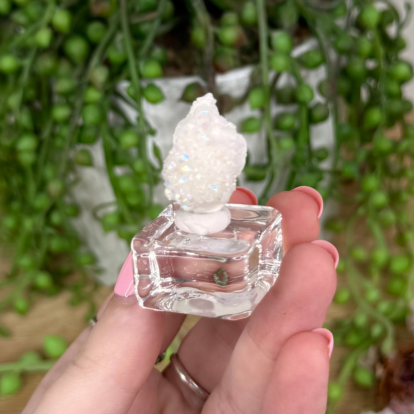 Aura Clear Quartz Cluster (T949)