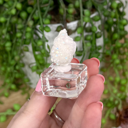 Aura Clear Quartz Cluster (T949)