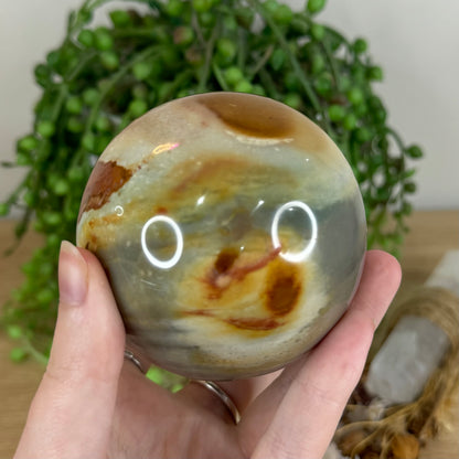 Polychrome Jasper Sphere (P511)