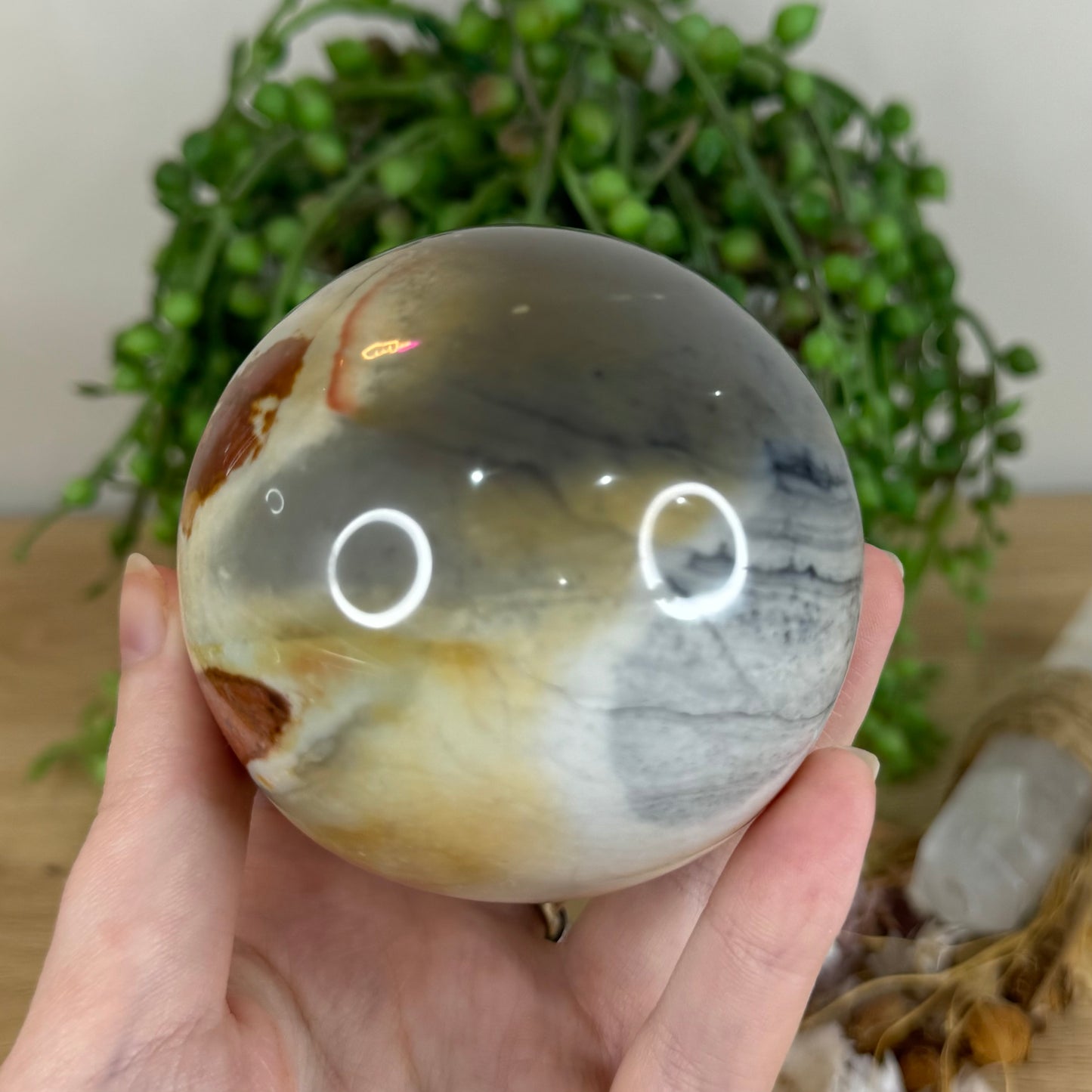 Polychrome Jasper Sphere (P511)