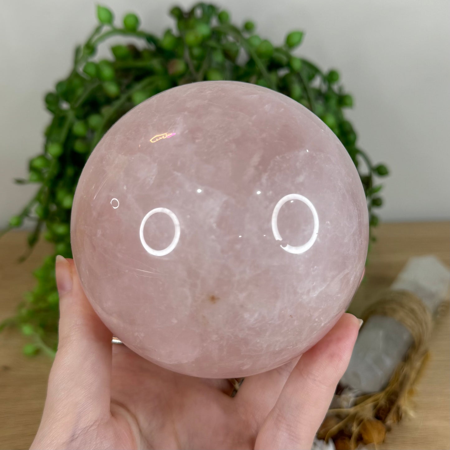 Rose Quartz Sphere (P509)