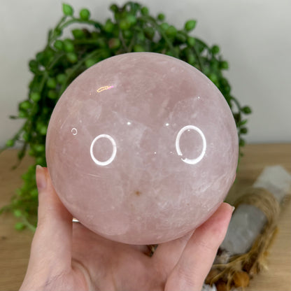 Rose Quartz Sphere (P509)