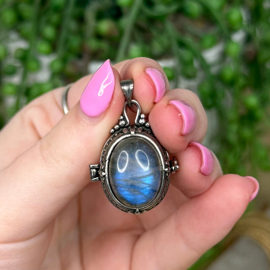 Labradorite Locket Pendant (Z623)