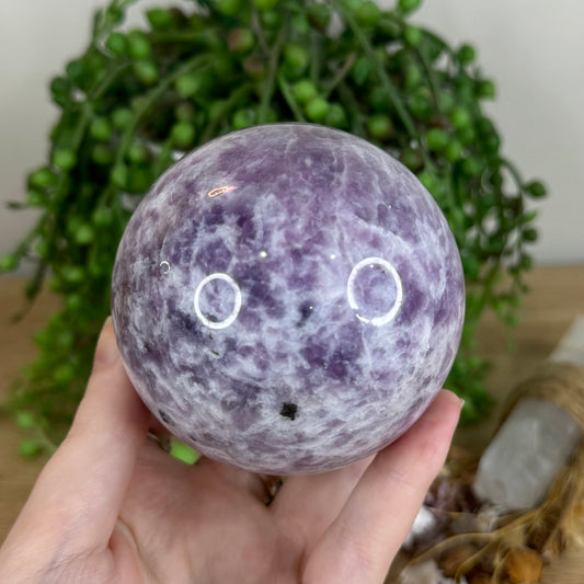Lepidolite Sphere (P525)