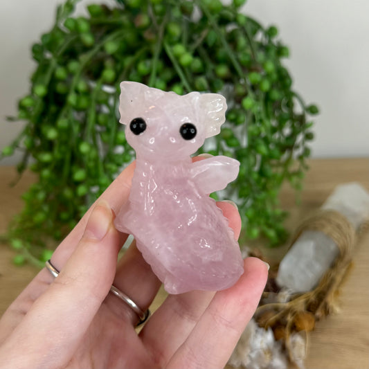 Rose Quartz Dragon (P612)
