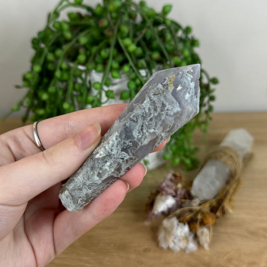 Moss Agate Wand (P588)