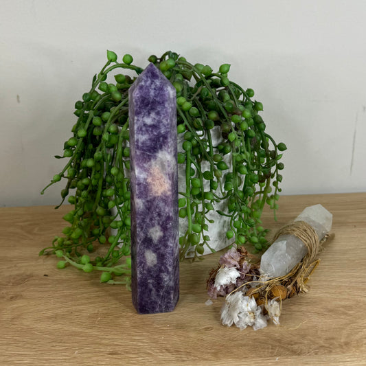 Lepidolite Tower (P574)