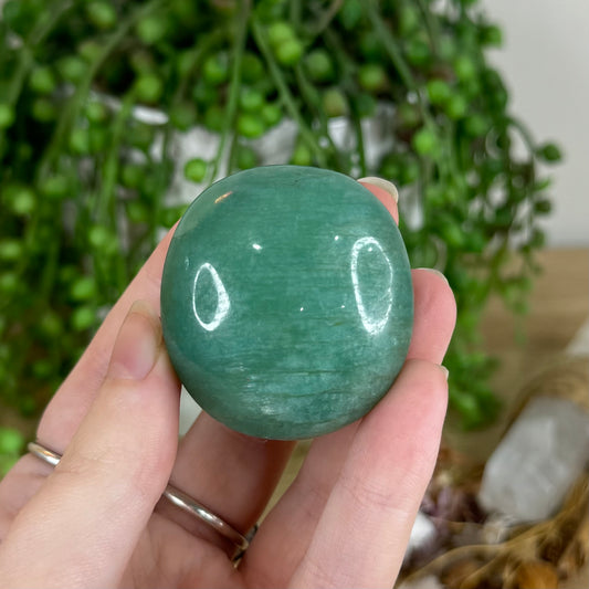 Amazonite Palm Stone (P665)