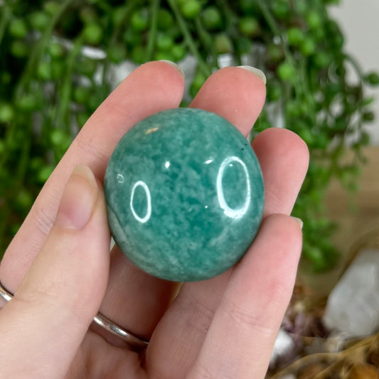 Amazonite Palm Stone (P648)