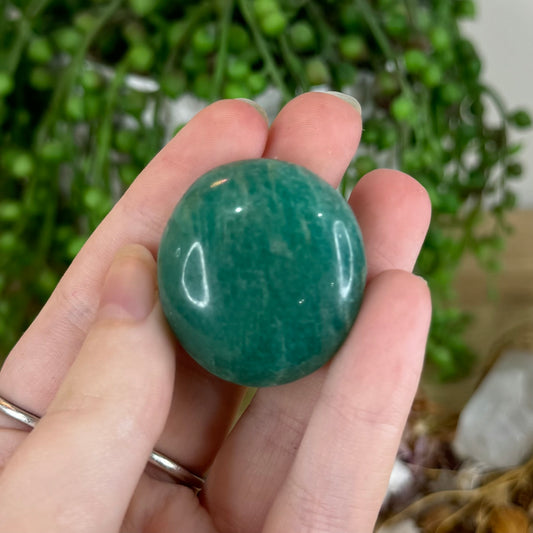 Amazonite Palm Stone (P645)