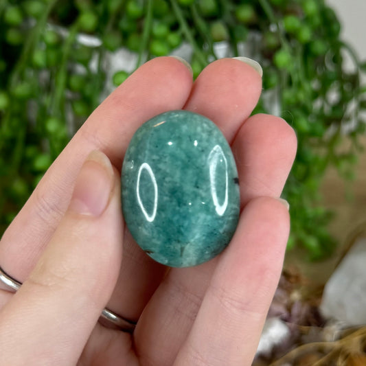 Amazonite Palm Stone (P639)