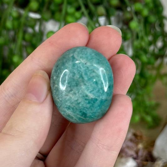 Amazonite Palm Stone (P640)