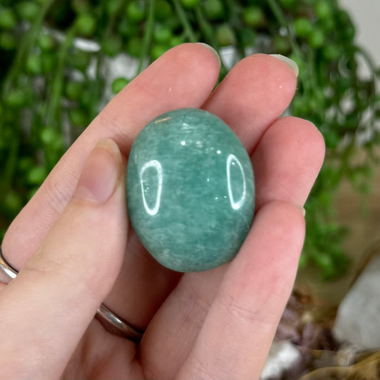 Amazonite Palm Stone (P642)