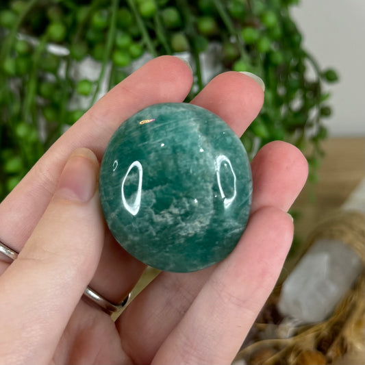 Amazonite Palm Stone (P659)