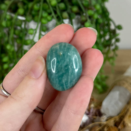 Amazonite Palm Stone (P638)