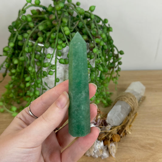 Green Strawberry Quartz Point (P707)