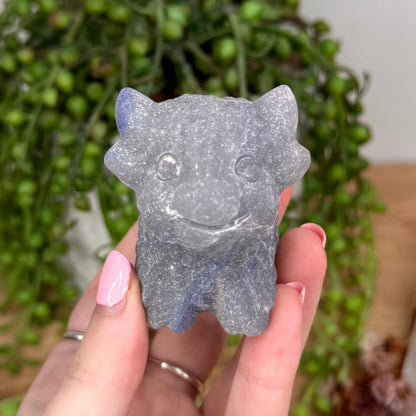 Blue Aventurine Highland Cow (U78)