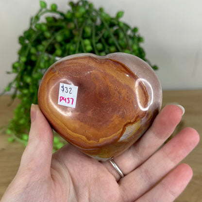Polychrome Jasper Heart (P457)