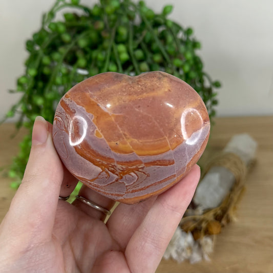 Polychrome Jasper Heart (P447)