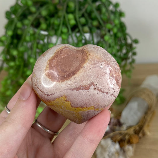 Polychrome Jasper Heart (P446)