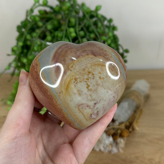 Polychrome Jasper Heart (P454)
