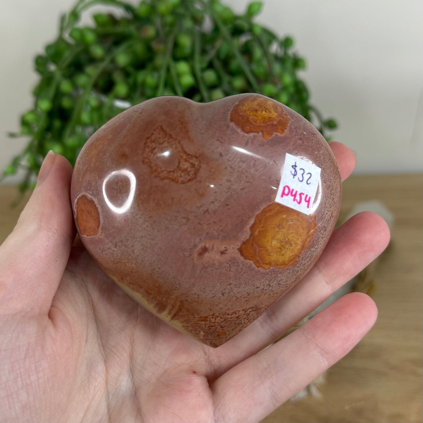 Polychrome Jasper Heart (P454)