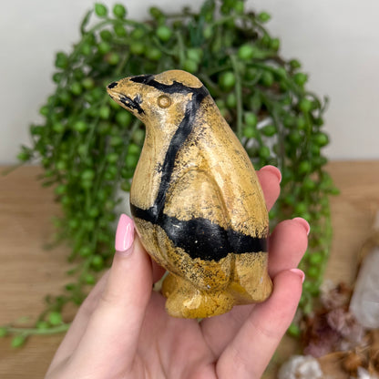 Picture Stone Jasper Penguin (U188)