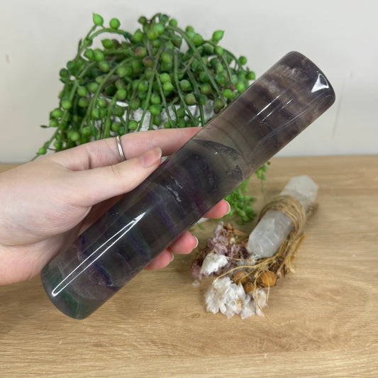 Rainbow Fluorite Cylinder (P328)
