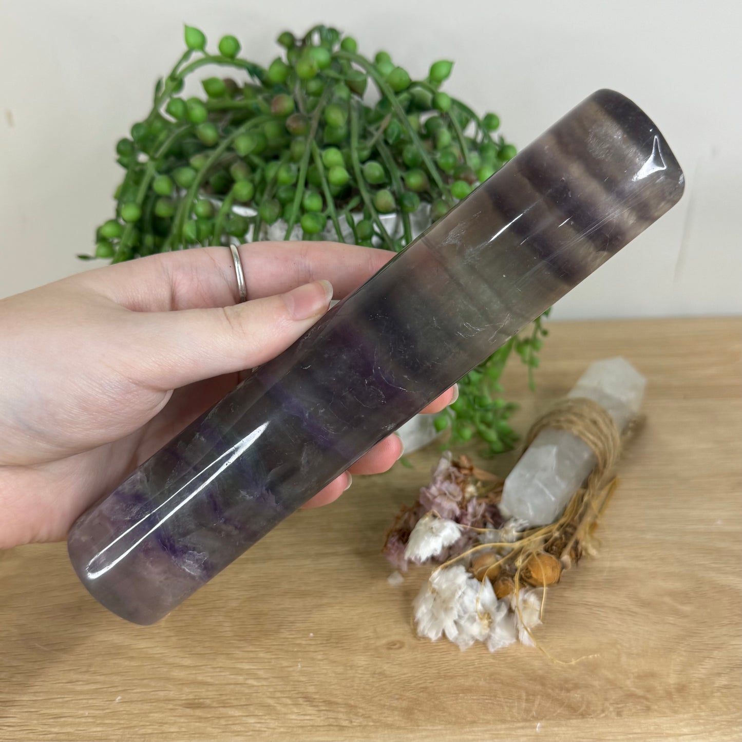 Rainbow Fluorite Cylinder (P327)