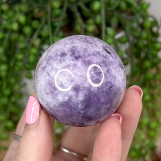 Lepidolite Sphere (U262)