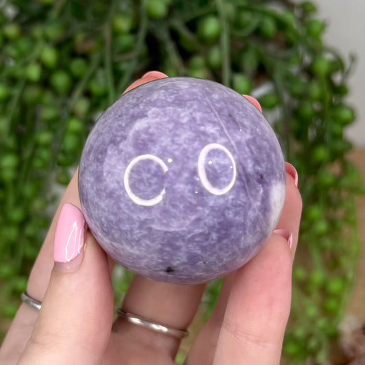 Lepidolite Sphere (U263)