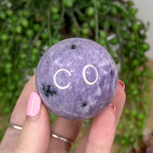 Lepidolite Sphere (U265)