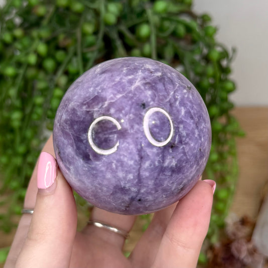 Lepidolite Sphere (U267)
