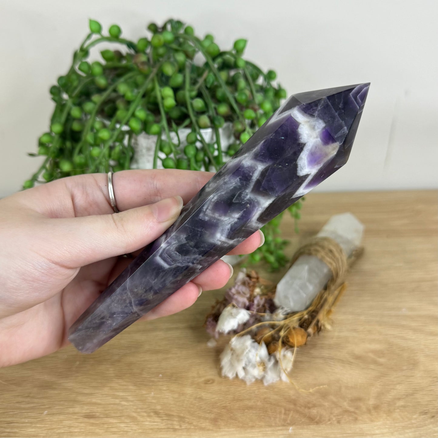 Dream Amethyst Wand (P619)