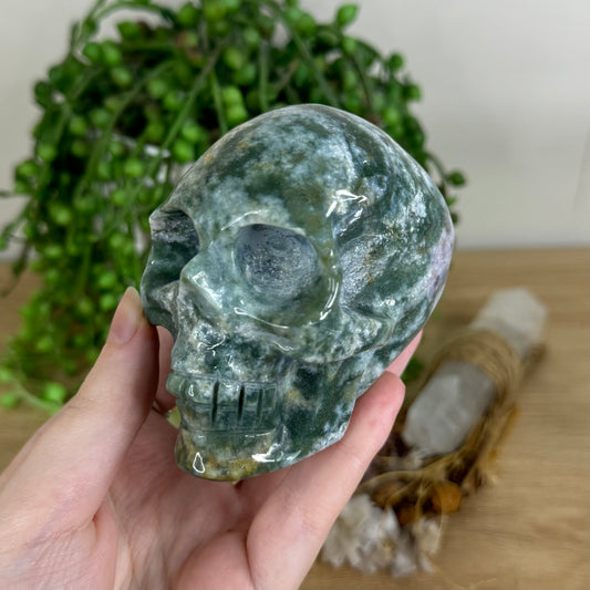 Ocean Jasper Skull (P633)