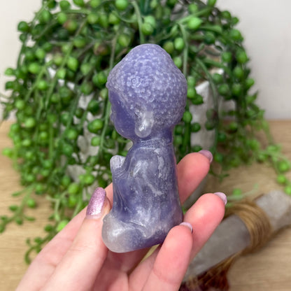 Lepidolite Buddha (113A)
