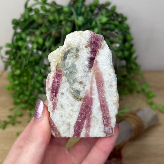 Pink Tourmaline Polished Face Slab (164A)