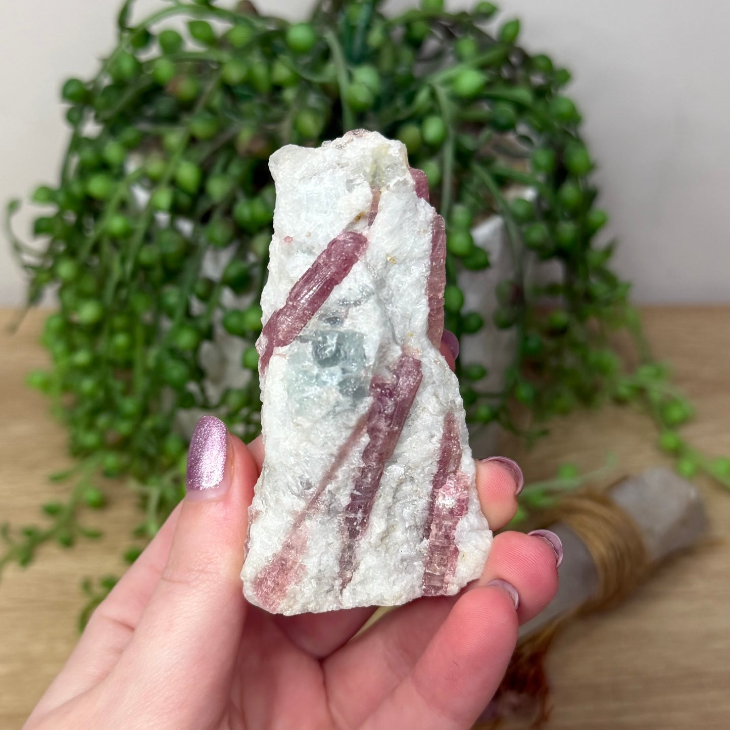 Pink Tourmaline Polished Face Slab (162A)