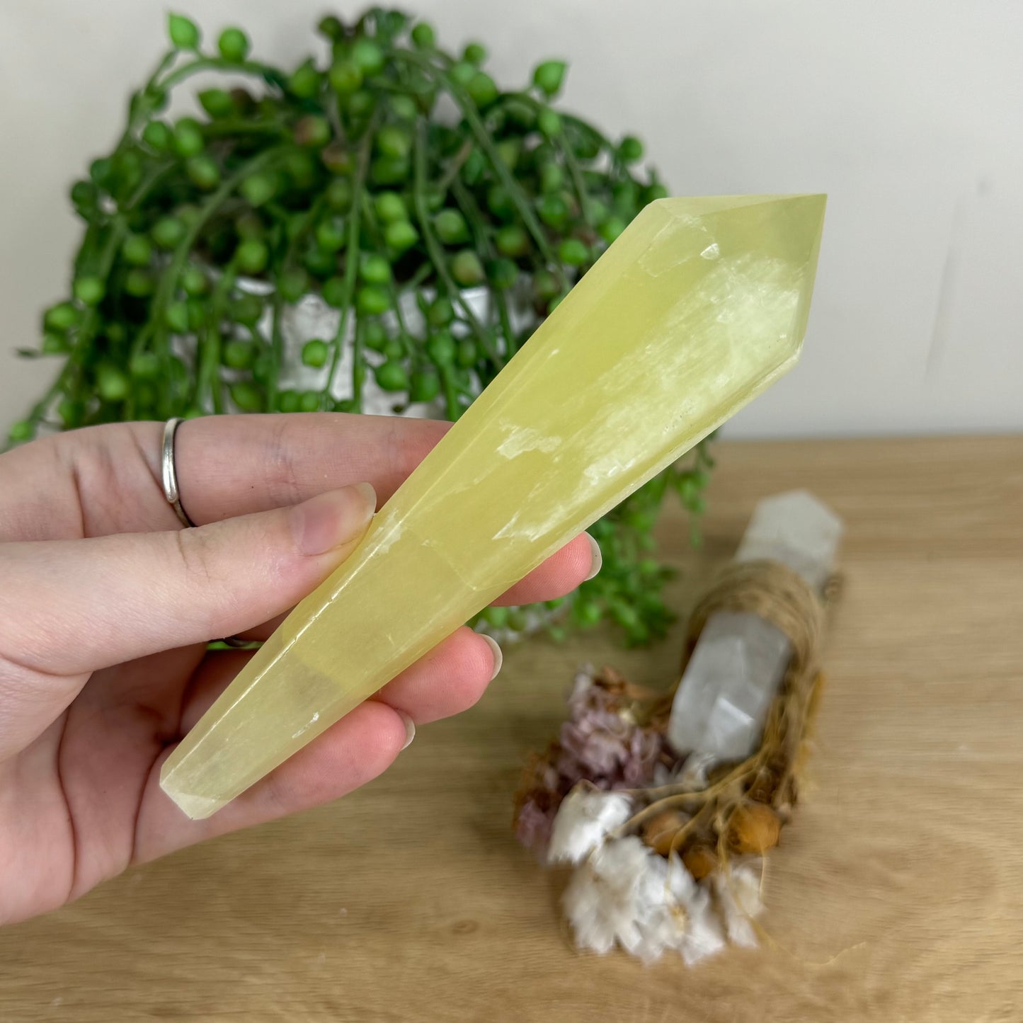 Lemon Calcite Wand (P488)
