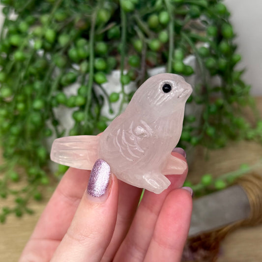 Rose Quartz Bird (101A)