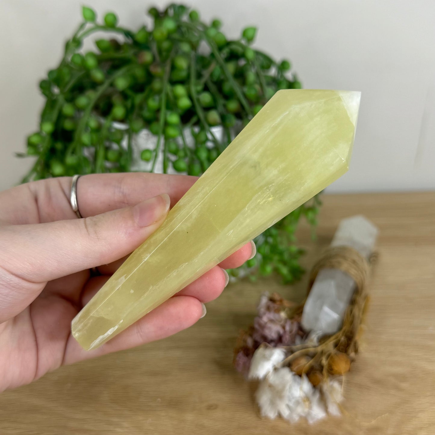 Lemon Calcite Wand (P487)