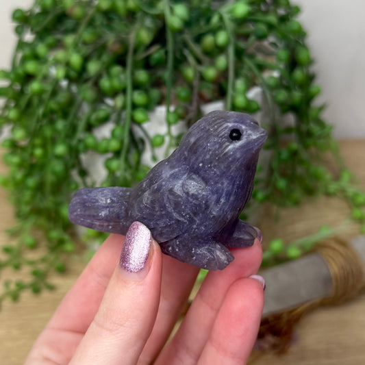 Lepidolite Bird (106A)